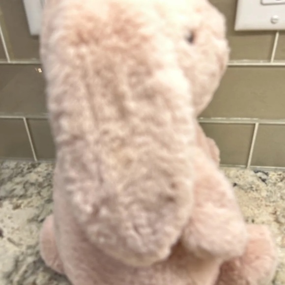 Manhattan Toy Company Pink Bunny Soft Rabbit Plush Stuffed Animal Easter Lovey - Picture 3 of 11